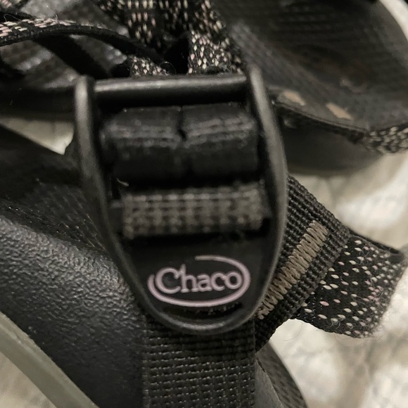 Chaco Black and Gray Adjustable Sandals - Picture 3 of 5